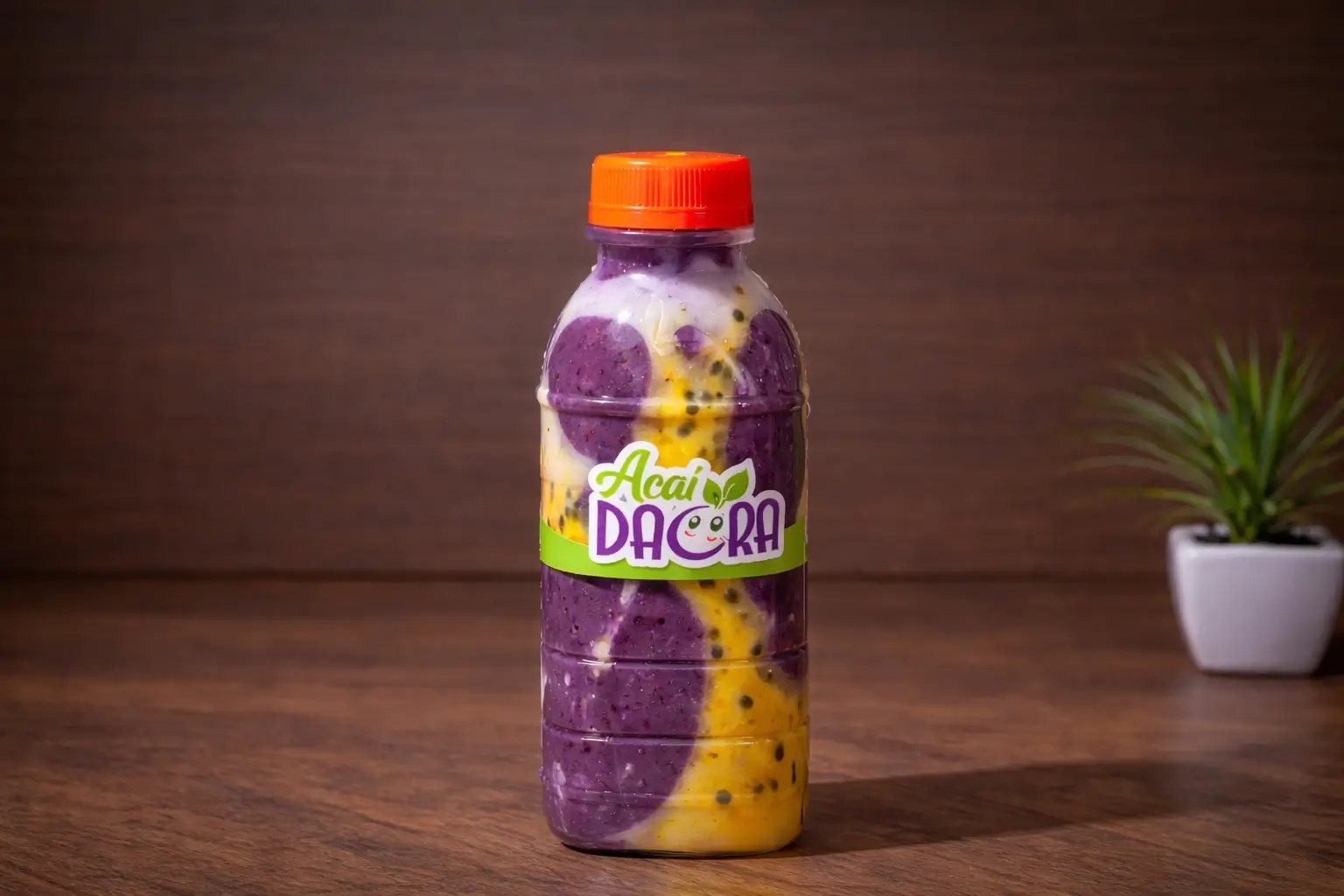 Açaí com Maracujá na Garrafa 500ml